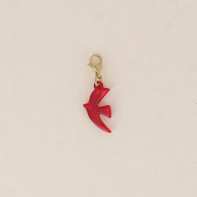 Charm - oiseau en résine