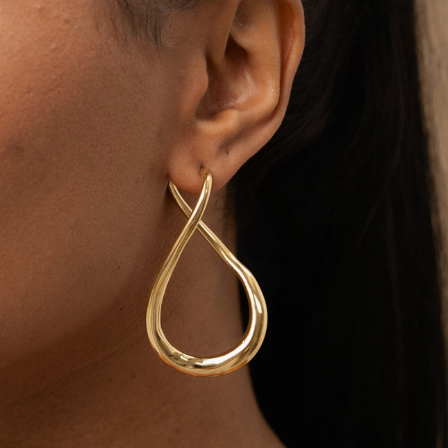 Boucles puces - ligne ondulée