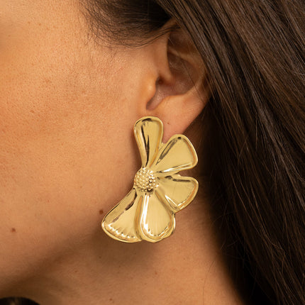 Boucles puces - fleur marguerite