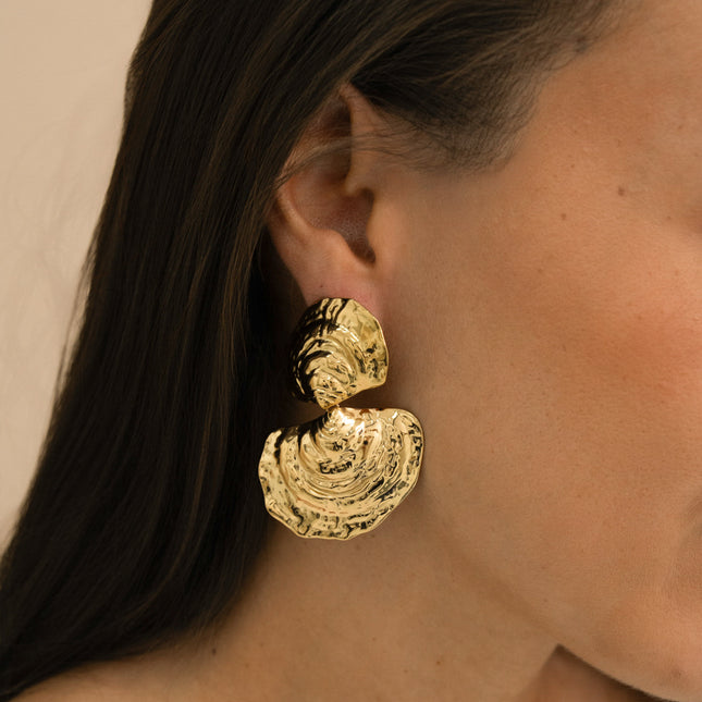 Boucles pendantes - 2 coquillages