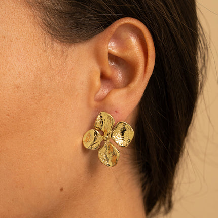 Boucles puces - trèfle à 4 feuilles