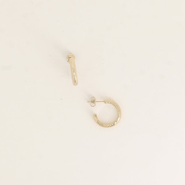 Créoles - lignes gravées 2cm