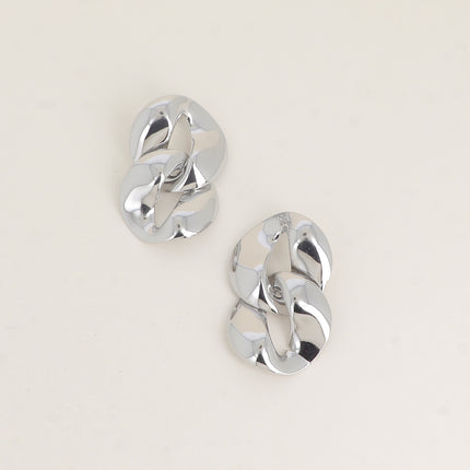 Drop earrings - 2 large links