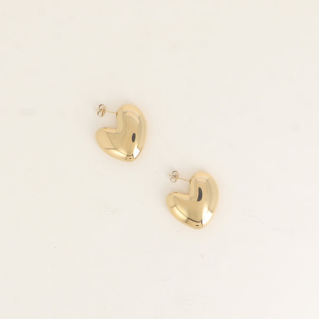 Boucles puces - gros coeur
