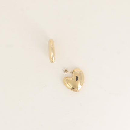 Boucles puces - gros coeur