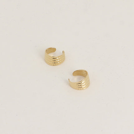 Earcuffs - lignes texturées