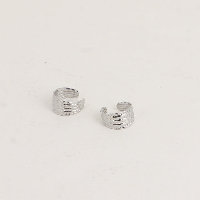 Earcuffs - lignes texturées