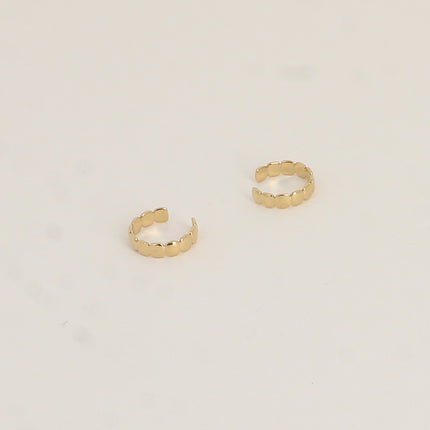 Earcuffs - lignes striées et texturées
