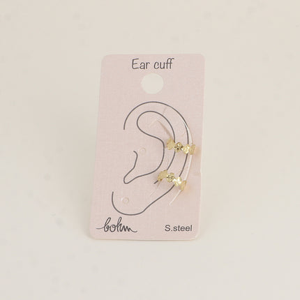 Earcuffs - minis trèfles 4mm