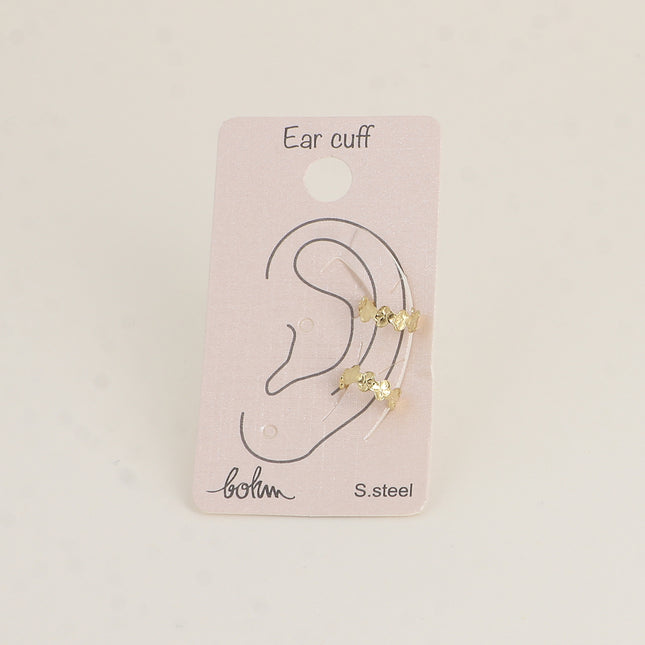 Earcuffs - minis trèfles 4mm