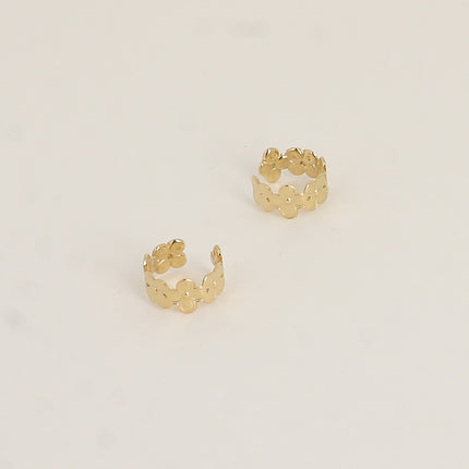 Earcuffs - petits trèfles 5mm