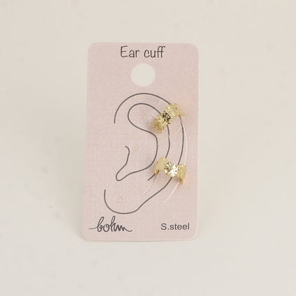 Earcuffs - petits trèfles 5mm