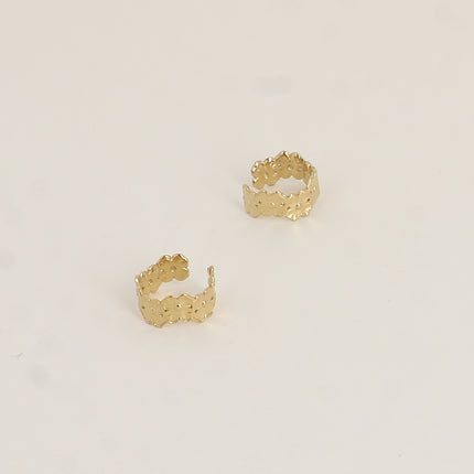 Earcuffs - petits trèfles 5mm