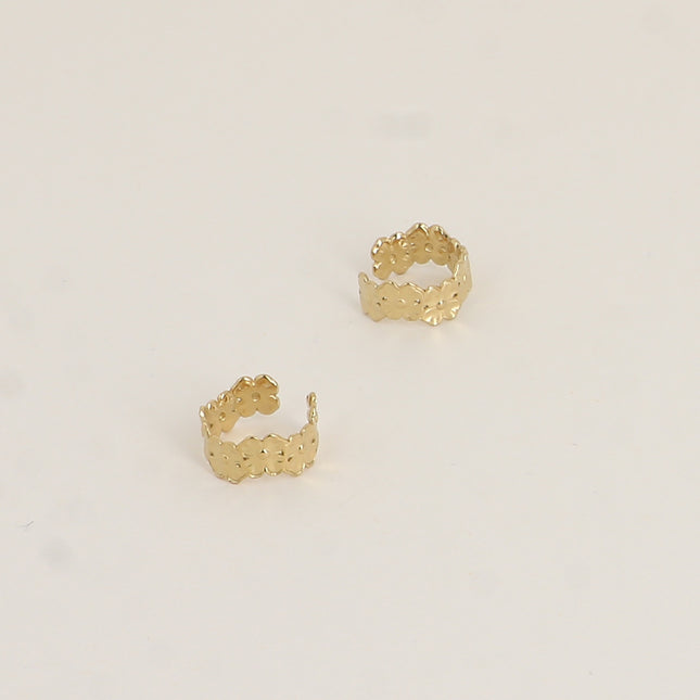 Earcuffs - petits trèfles 5mm
