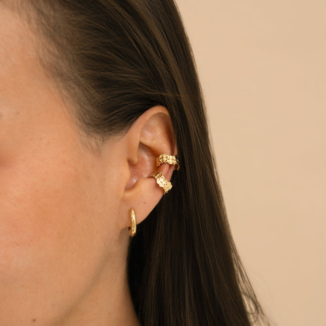 Earcuffs - petits trèfles 5mm