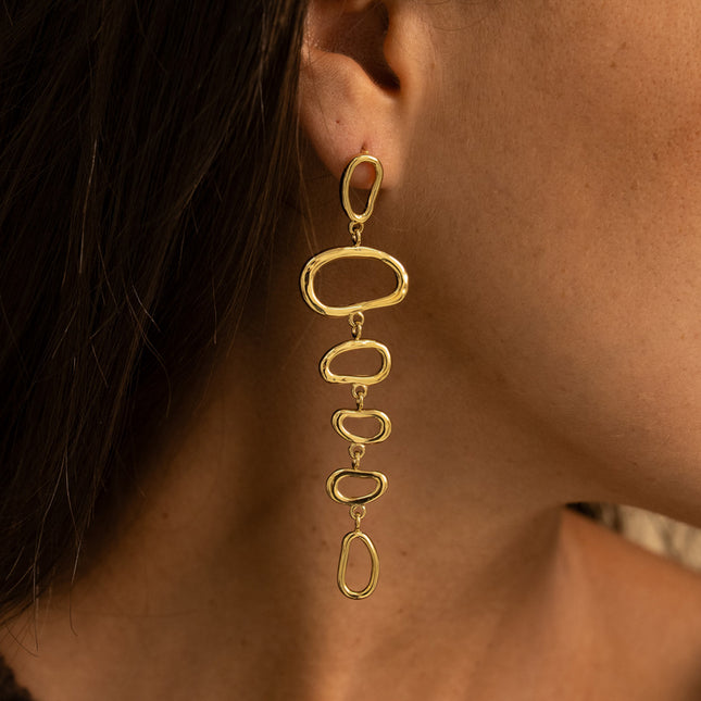 Boucles pendantes - 6 formes ajourées