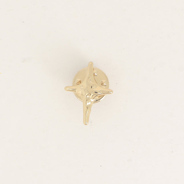 Pin - textured star design