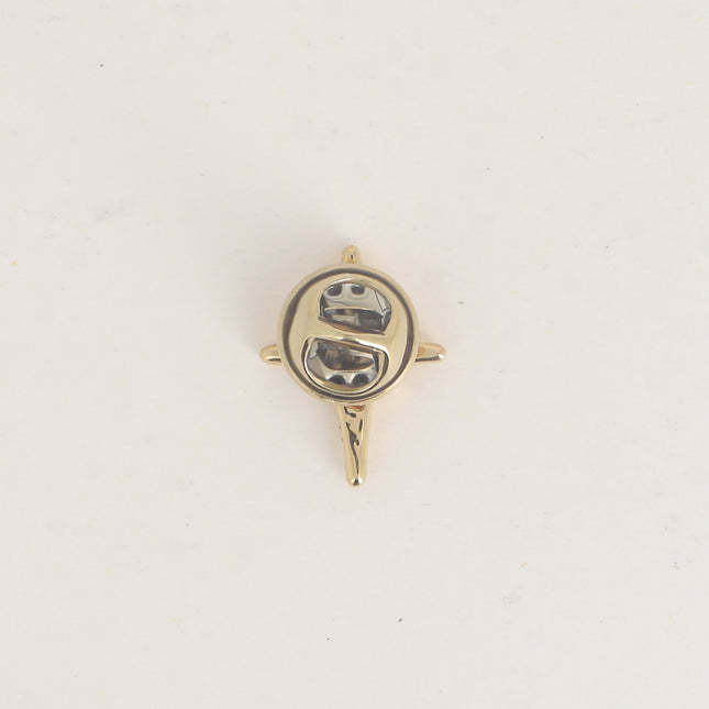 Pin - textured star design