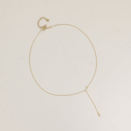 Collier Y - pendentif éclair