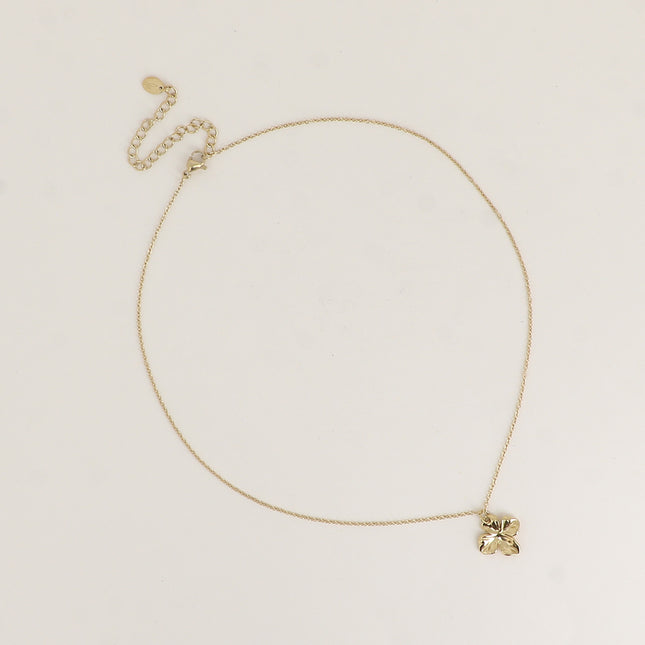 Collier - petit feuillage texturé