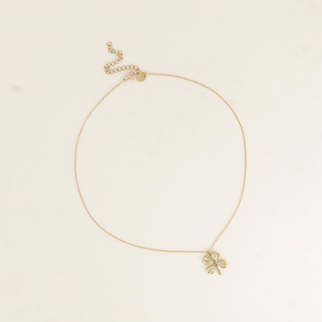 Collier - pendentif trèfle