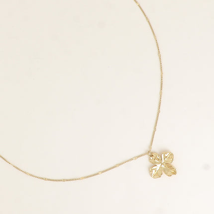 Collier - pendentif feuillage