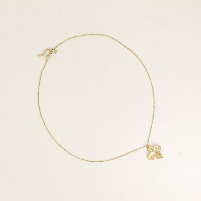 Collier - pendentif feuillage