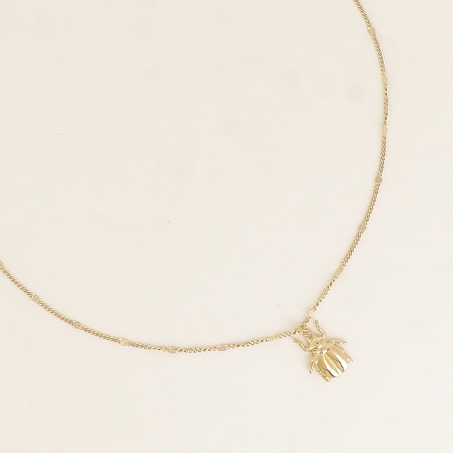 Collier - pendentif scarabée