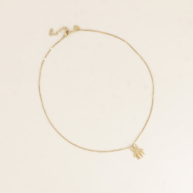 Collier - pendentif scarabée