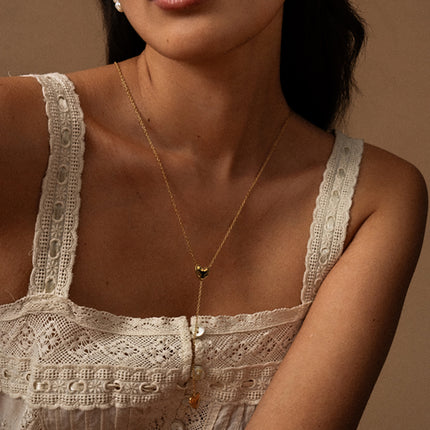 Kaïros Y necklace - hearts