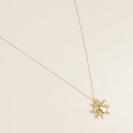 Collier - grand pendentif soleil