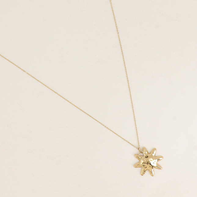 Collier - grand pendentif soleil