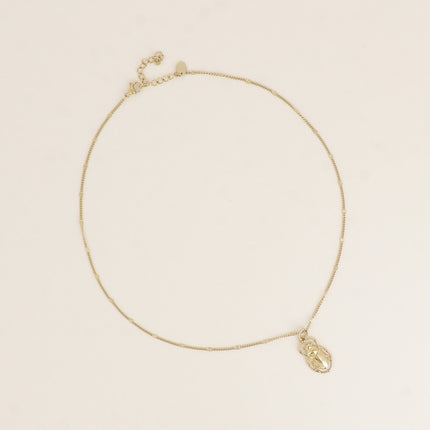 Collier - pendentif scarabée