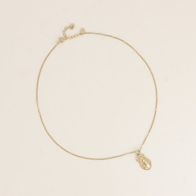 Collier - pendentif scarabée