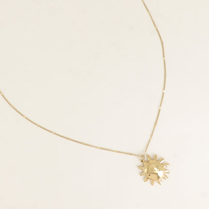 Collier - pendentif soleil