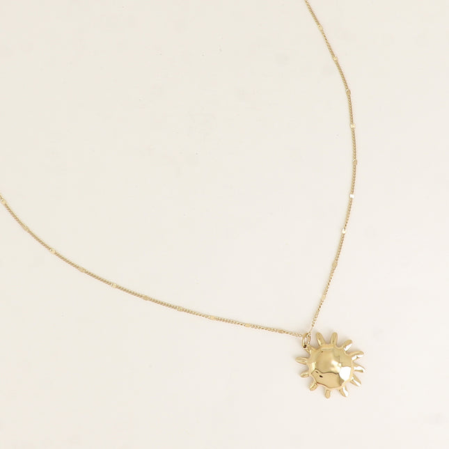 Collier - pendentif soleil