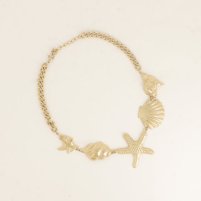 Collier - coquillages et étoile de mer