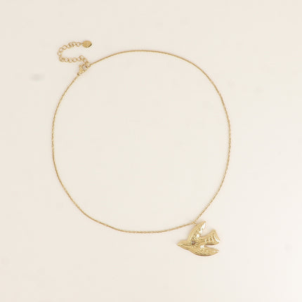 Collier - pendentif grand oiseau