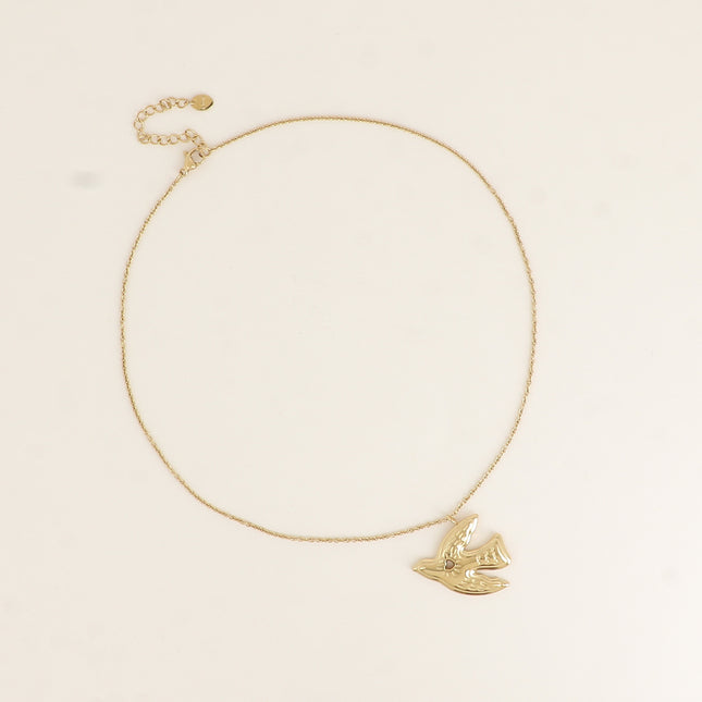 Collier - pendentif grand oiseau