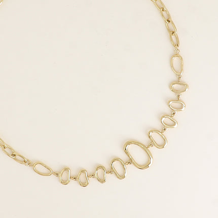 Collier - maillons ovales ajourés