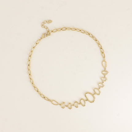 Collier - maillons ovales ajourés