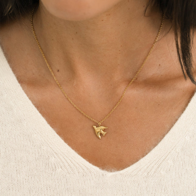 Collier - pendentif oiseau