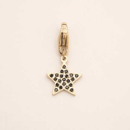 Charm Vera - étoile avec oxydes de zirconium