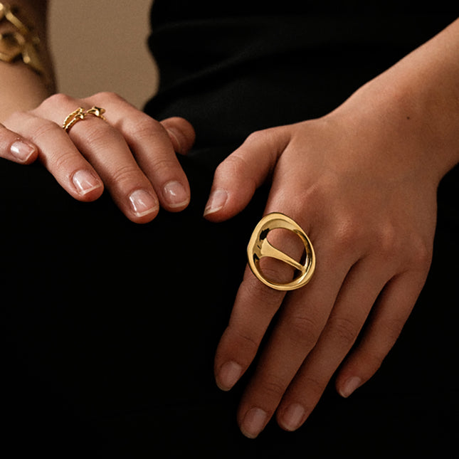 Bague Ristretto - forme ajourée