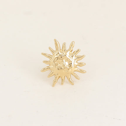 Bague - soleil texturé
