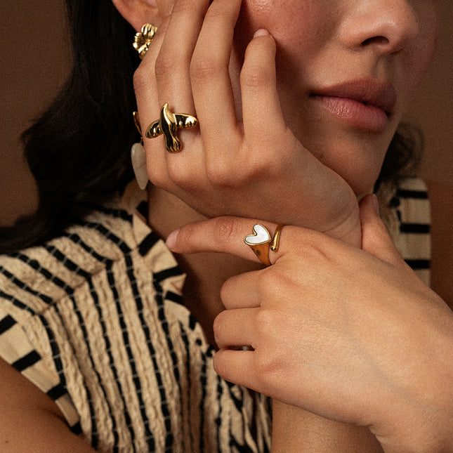 Bague Hirondelle - motif oiseau