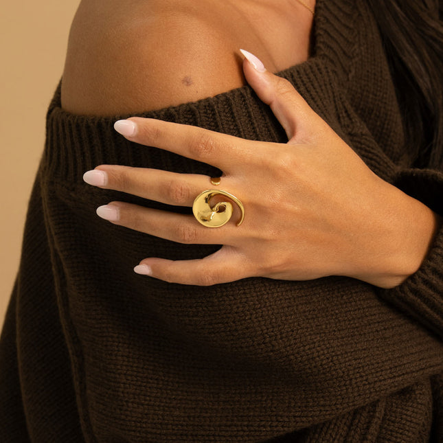 Bague - grande spirale