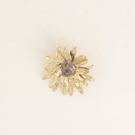 Pin's - fleur texturée