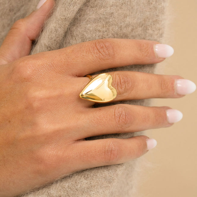 Bague - grand coeur