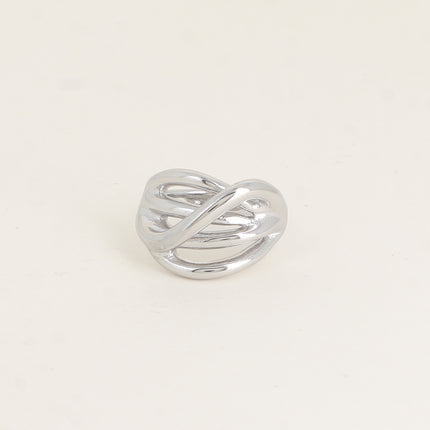 Ring - 5 wavy lines
